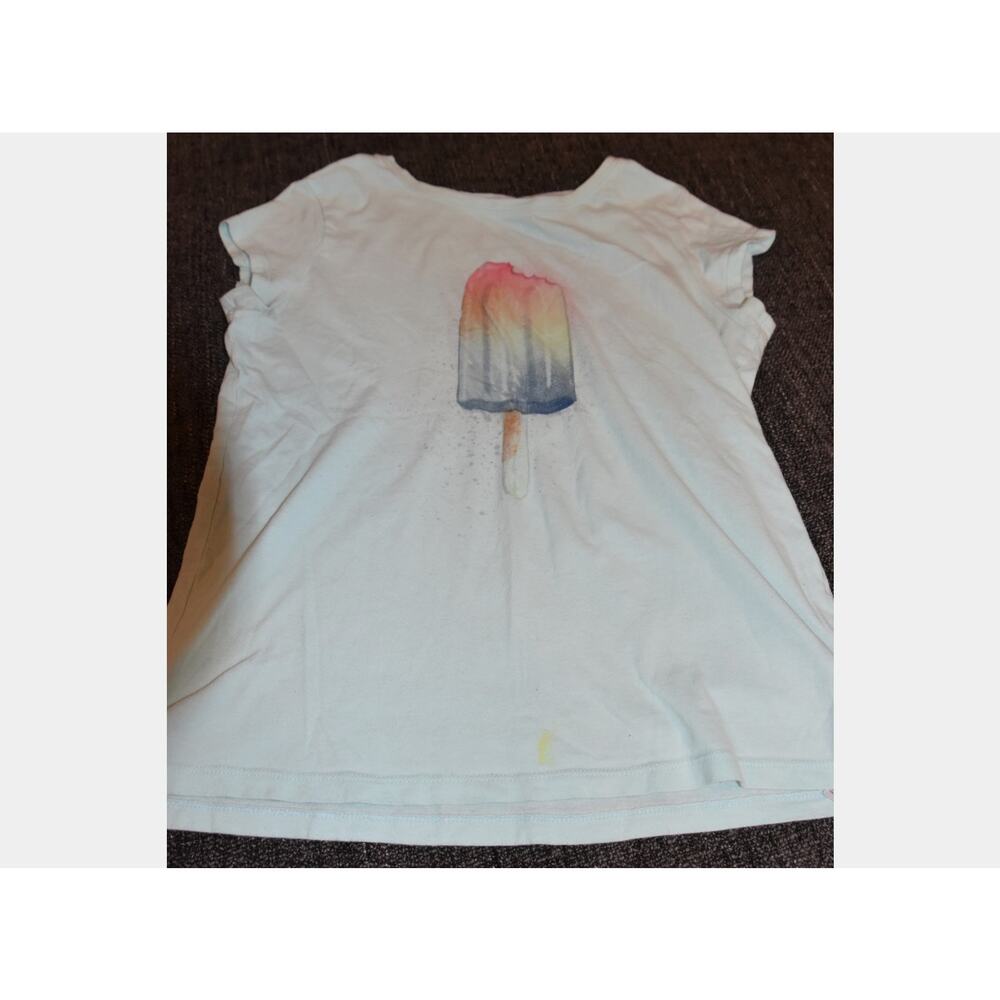 Gap Kids Short Sleeve Graphic Tee, Popsicle Print, XXL 14/16